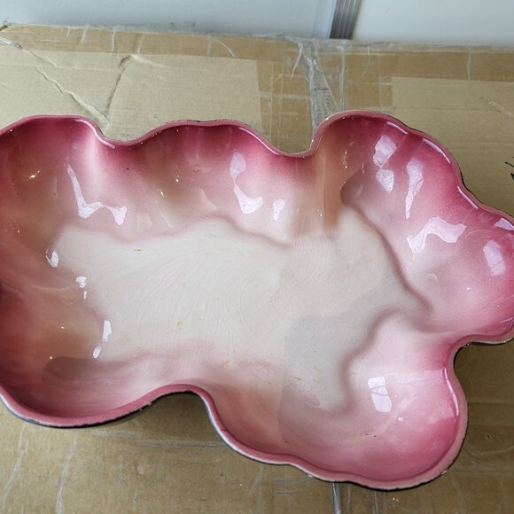 Vintage MCM California Potteries Free-Form Serving Dish 1950’s GUC "BIN E" - Picture 1 of 7